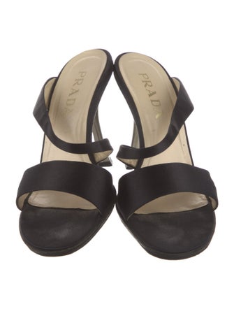 Prada Satin Slides