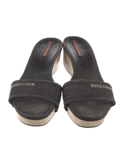 Prada Denim Slides