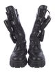 Prada Leather Combat Boots