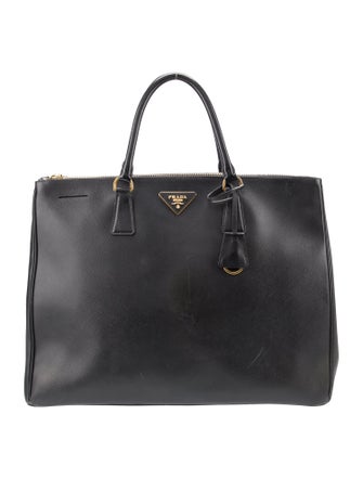 Prada Saffiano Leather Galleria Double Zip XL