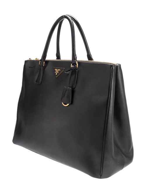 Prada Saffiano Leather Galleria Double Zip XL