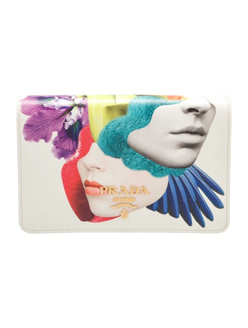 Prada Saffiano Leather Evening Bag