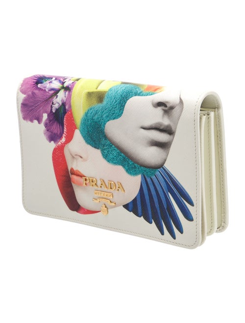 Prada Saffiano Leather Evening Bag