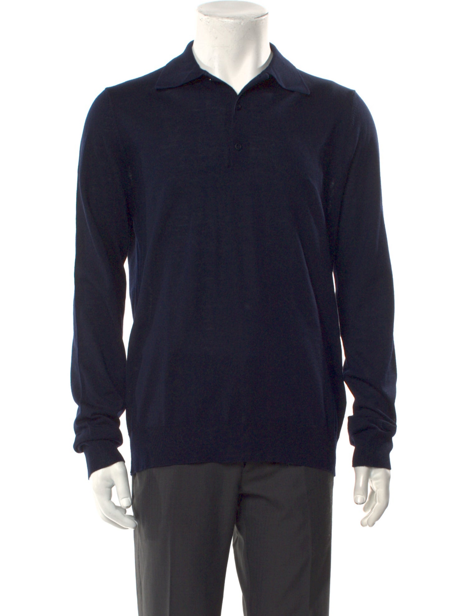 Prada 2024 Virgin Wool Polo Shirt w/ Tags