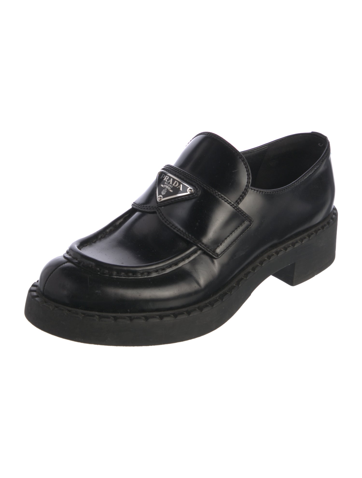 Prada Leather Oxfords