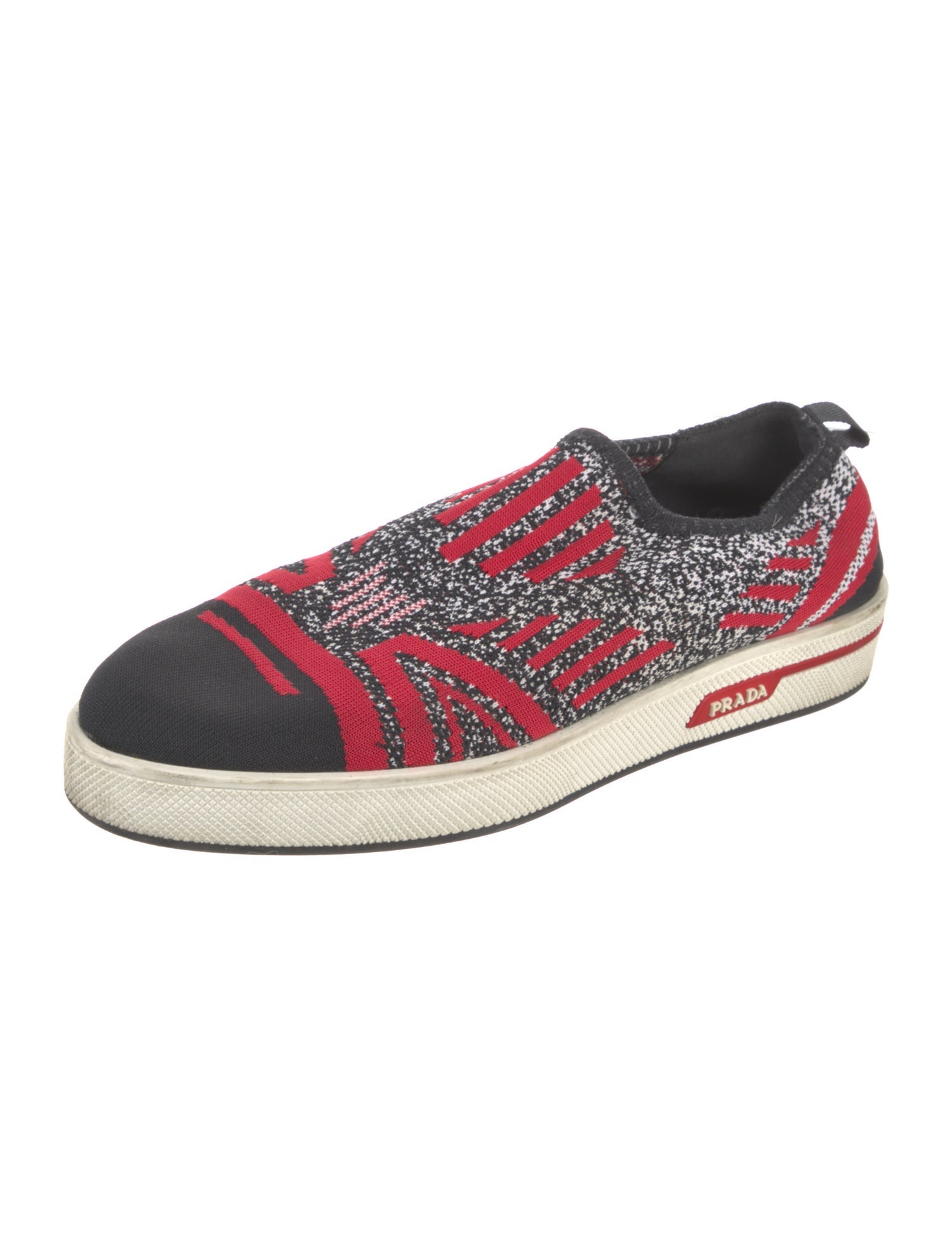 Prada Colorblock Pattern Sneakers