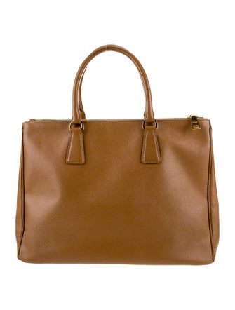 Prada Saffiano Leather Galleria Double Zip Large