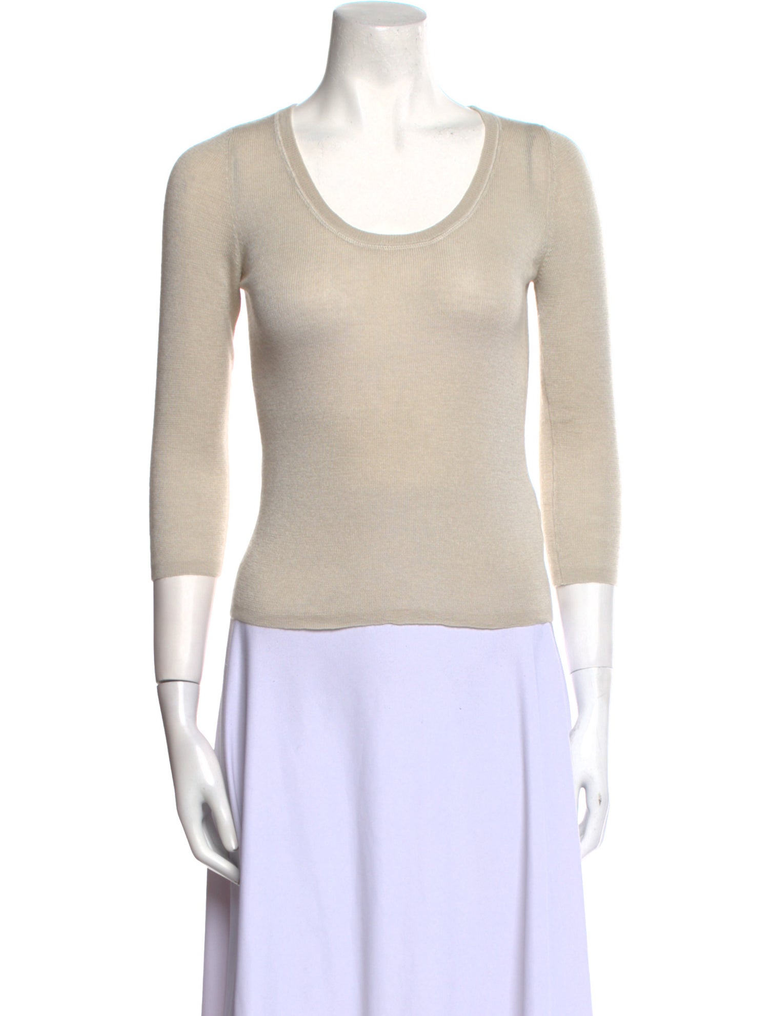 Prada Cashmere Scoop Neck Sweater