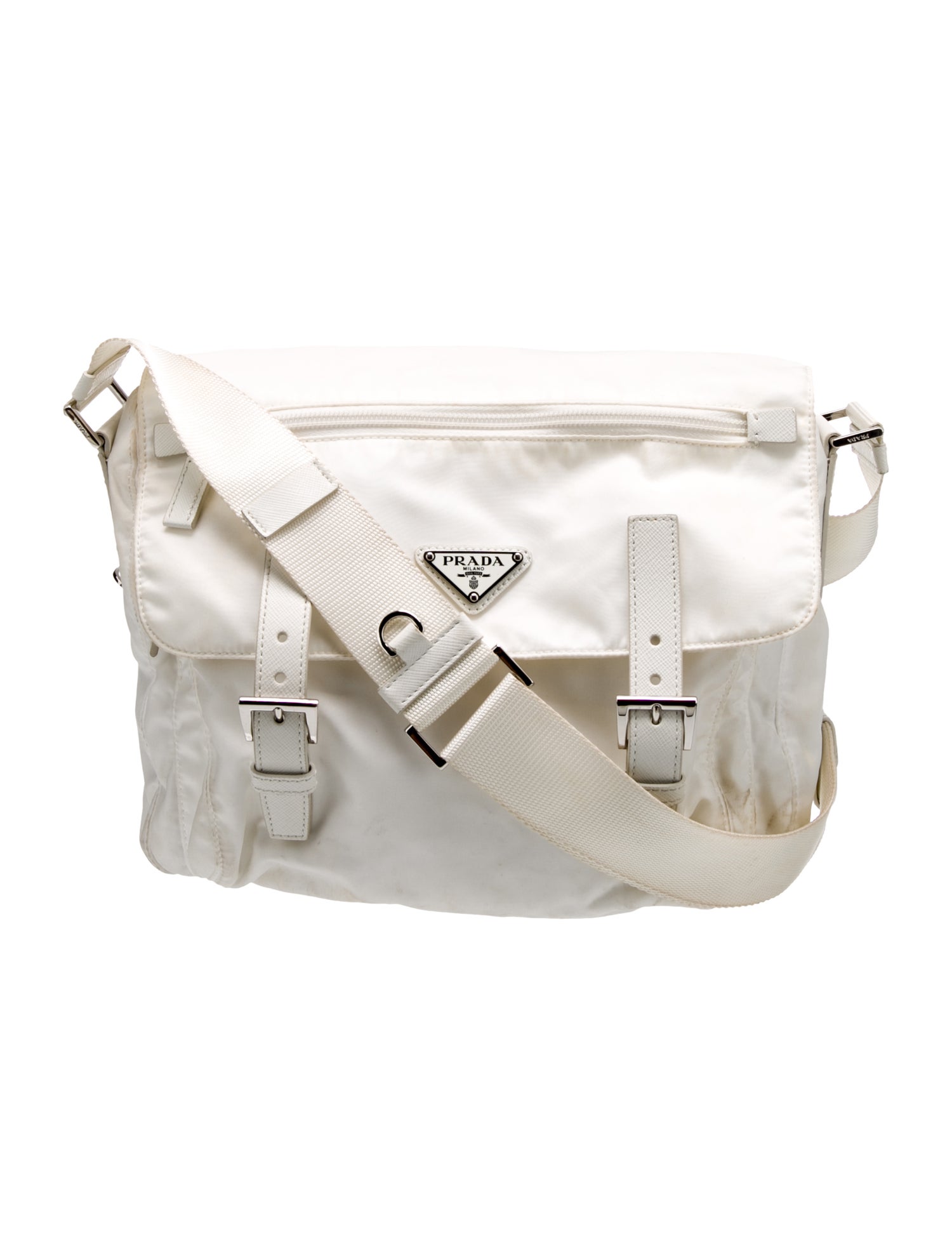 Prada Saffiano Leather Messenger Bag