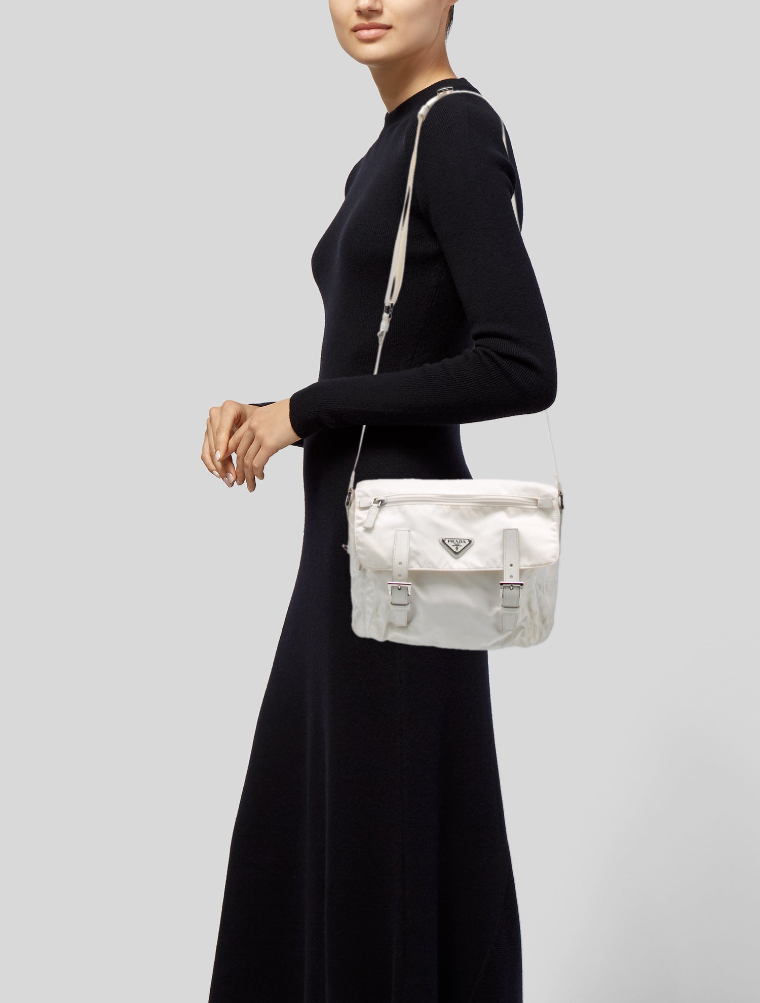 Prada Saffiano Leather Messenger Bag