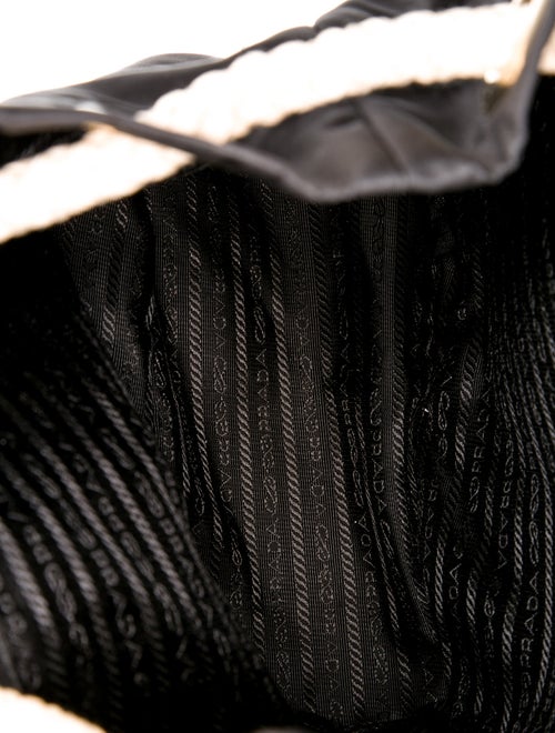 Prada Enameled Metal Triangle Re-Nylon Mariner Small