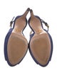 Prada Suede Cutout Accent Slingback Sandals