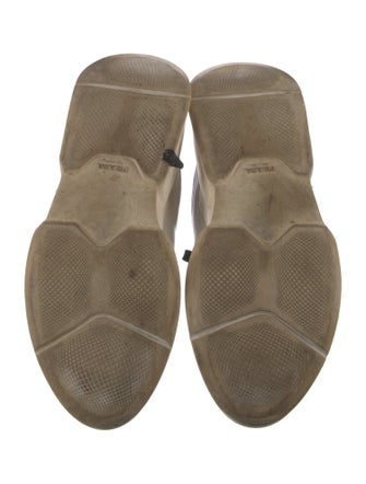 Prada Patent Leather Printed Sneakers