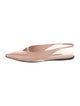 Prada Leather Slingback Flats