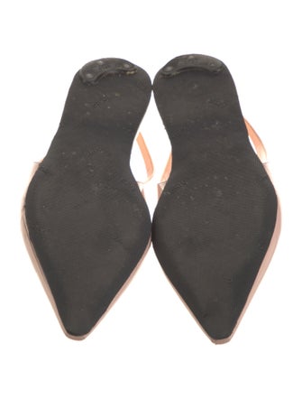 Prada Leather Slingback Flats