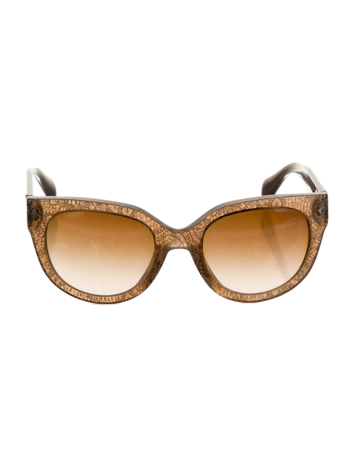 Prada Cat-Eye Tinted Sunglasses