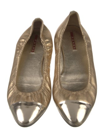 Prada Sport Leather Flats