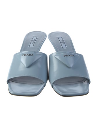 Prada Leather Slides