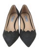 Prada Suede Scalloped Accent Pumps