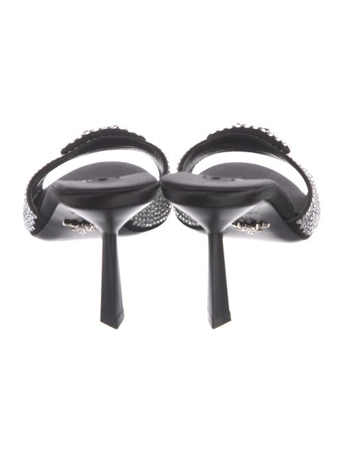 Prada Satin Printed Slides