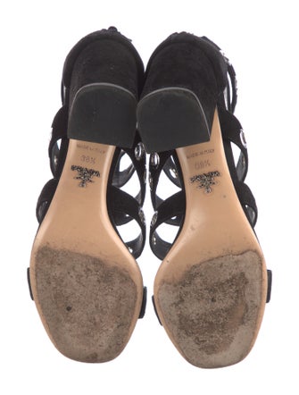 Prada Suede Gladiator Sandals