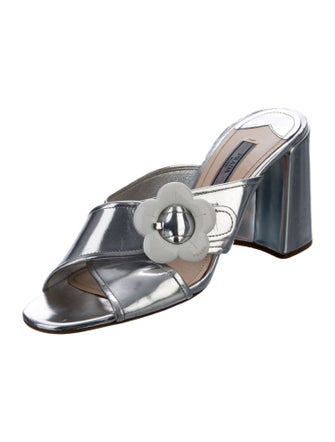 Prada Leather Slides