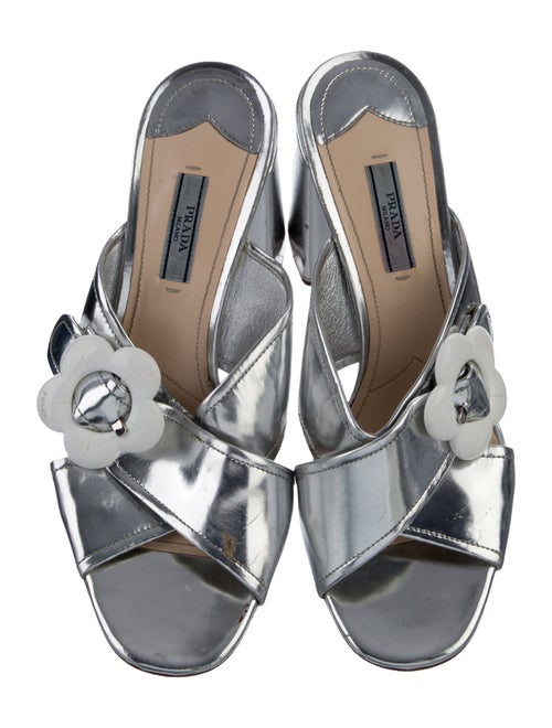 Prada Leather Slides