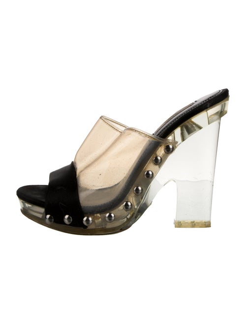 Prada PVC Studded Accents Slides