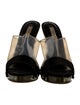 Prada PVC Studded Accents Slides