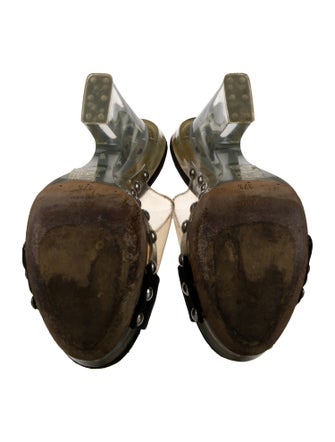 Prada PVC Studded Accents Slides