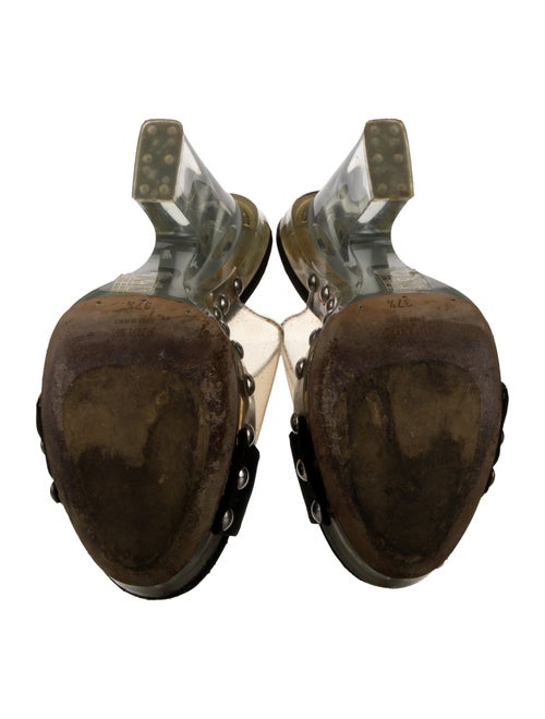 Prada PVC Studded Accents Slides