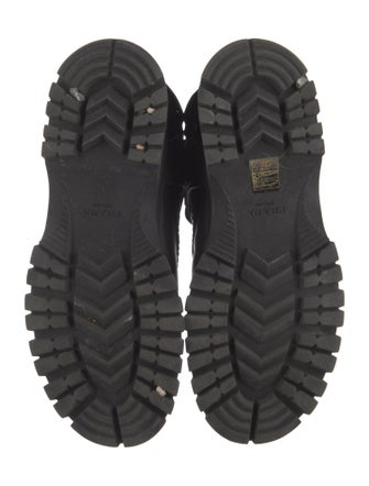 Prada Leather Combat Boots