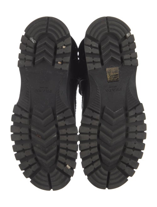 Prada Leather Combat Boots