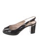 Prada Patent Leather Slingback Pumps