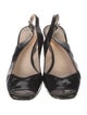 Prada Patent Leather Slingback Pumps