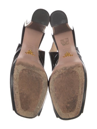 Prada Patent Leather Slingback Pumps