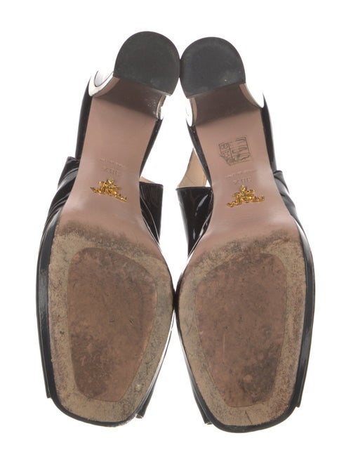 Prada Patent Leather Slingback Pumps