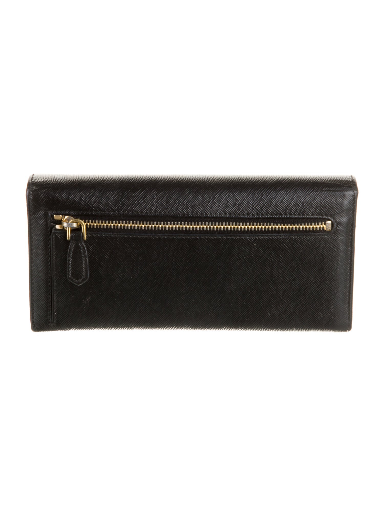 長財布 PRADA CONTINENTAL WALLET Prada Saffiano Leather Zig Zag Continental Wallet NWT