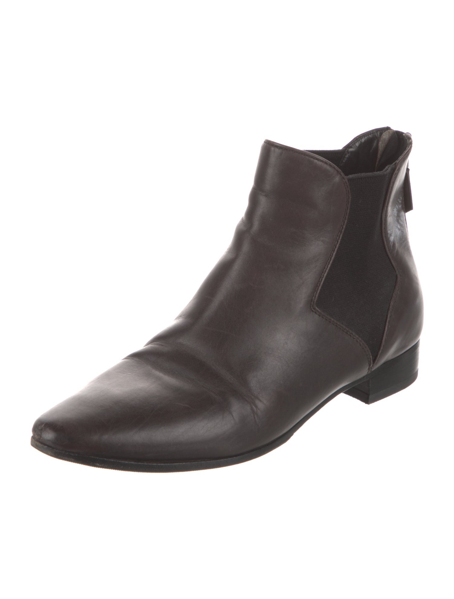 Prada Leather Chelsea Boots
