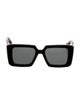 Prada Square Tinted Sunglasses