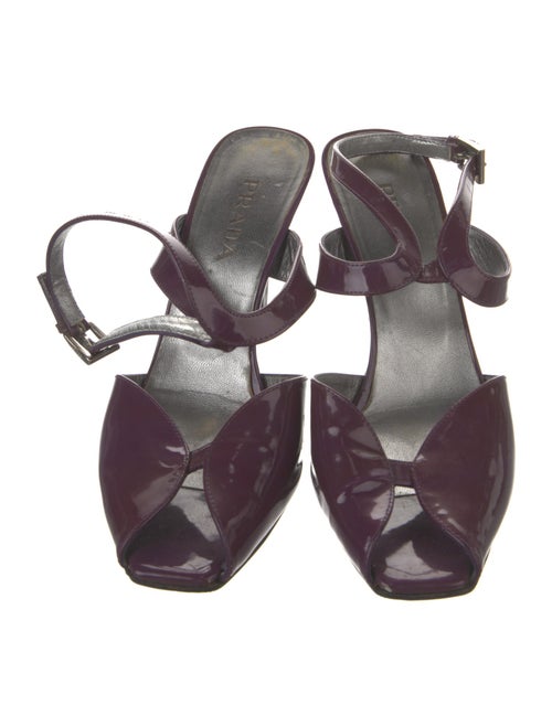 Prada Patent Leather Slingback Pumps