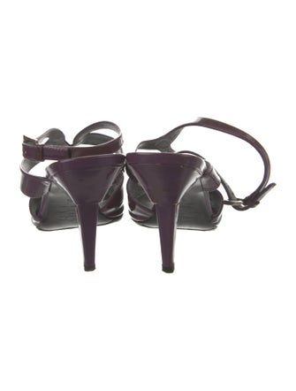 Prada Patent Leather Slingback Pumps