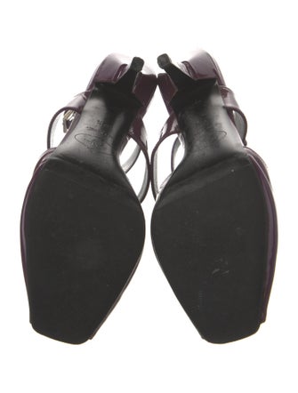 Prada Patent Leather Slingback Pumps