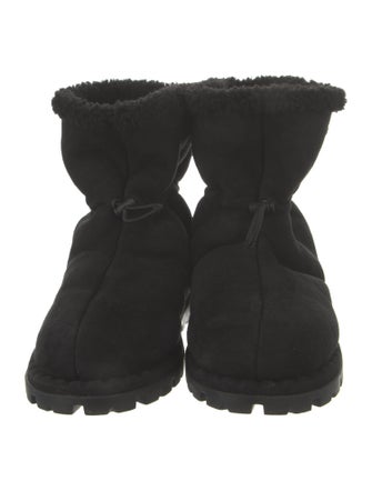 Prada Suede Combat Boots