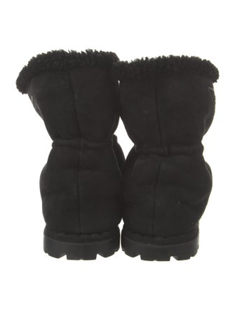 Prada Suede Combat Boots