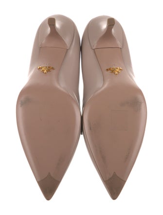 Prada Leather T-Strap Pumps
