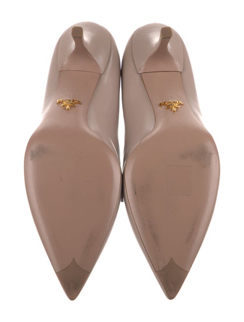 Prada Leather T-Strap Pumps