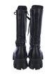 Prada Leather Combat Boots