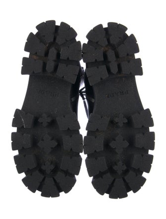 Prada Leather Combat Boots