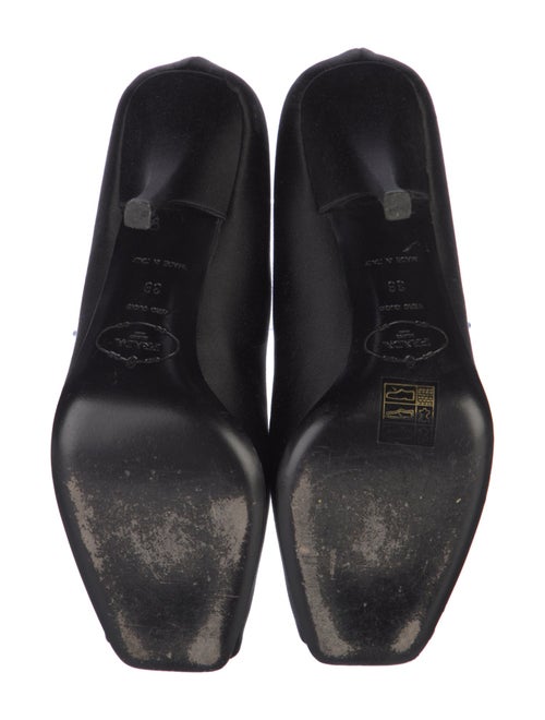 Prada Satin Crystal Embellishments Sandals